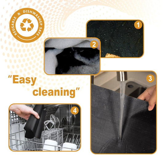Oven Liners for Bottom of Oven, 2 Pack Large Thick Heavy Duty 100% Non-stick Reusable Teflon Oven Mat, 17”x25” Baking Mat for Electric, Gas, Toaster Ovens, Grills,Kitchen Friendly Cooking Accessory