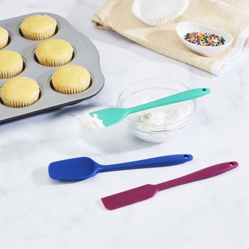 Cuisinart CTG-00-S3MSJ Mini Silicone Spatulas, Set of 3, Jewel