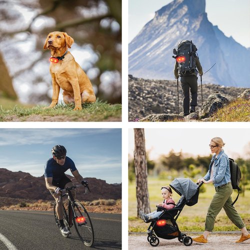 Bike Tail Lights Self-Powered, Cycling Warning Light Bicycle Wheel Fork Magnetic Induction Safety Light Riding Safety Flashlight Taillight