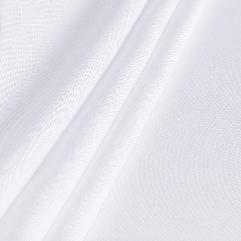 sancua Rectangle Tablecloth - 60 x 120 Inch - Stain and Wrinkle Resistant Washable Polyester Table Cloth, Decorative Fabric Table Cover for Dining Tables, Buffet Parties and Camping, White