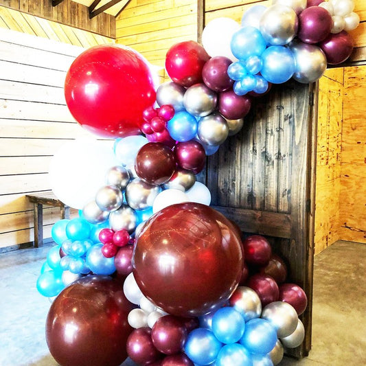 Voircoloria Burgundy Balloons, 66pack 12inch Maroon Latex Party Balloons for Graduation, Thanksgiving Day, Autumn Fall Theme Party, Wedding, Birthday, Valentines, Baby Shower Party Decorations