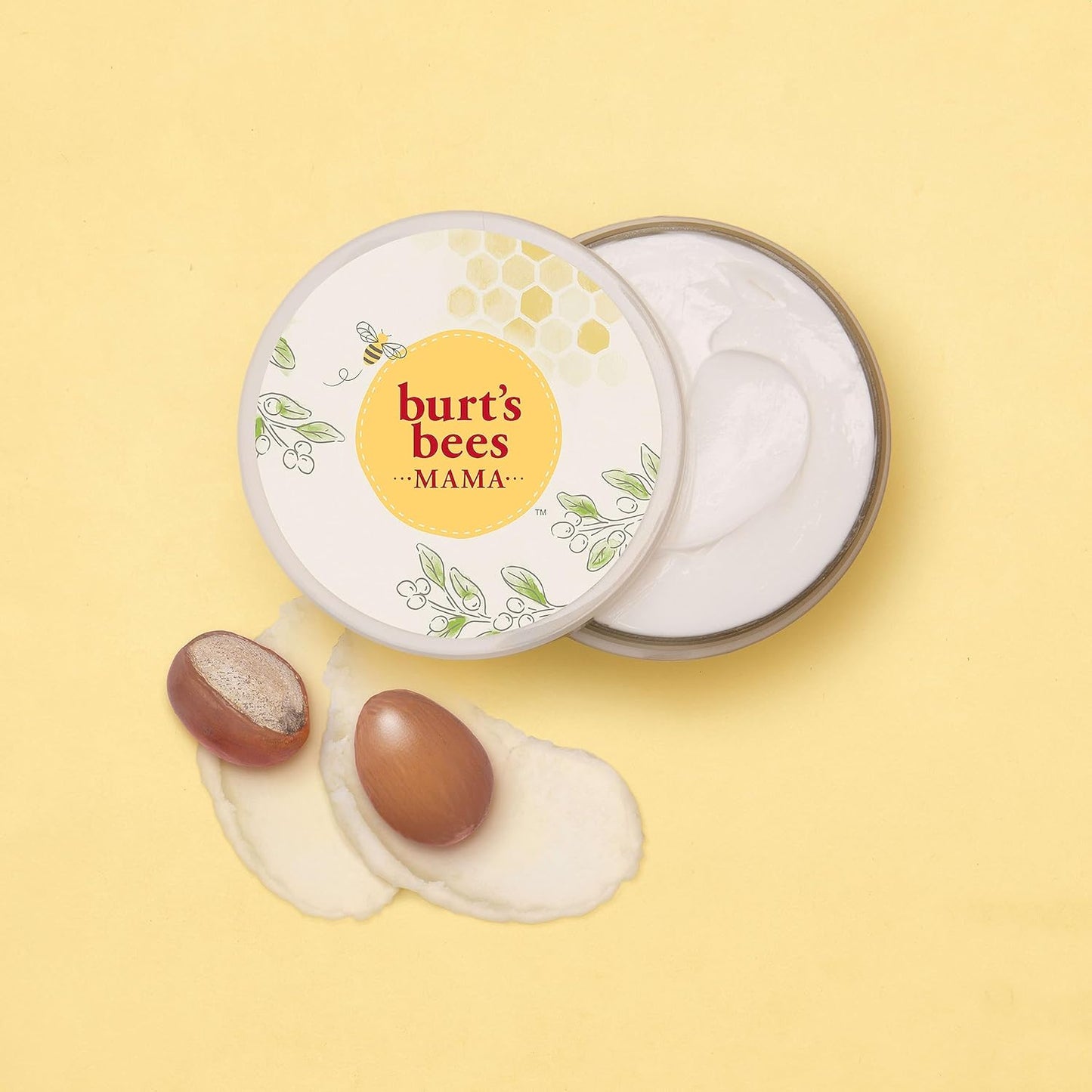 Burt's Bees Mama Belly Butter - Stretch Mark Cream for Pregnancy & Postpartum Care | 6.5 Oz Tub