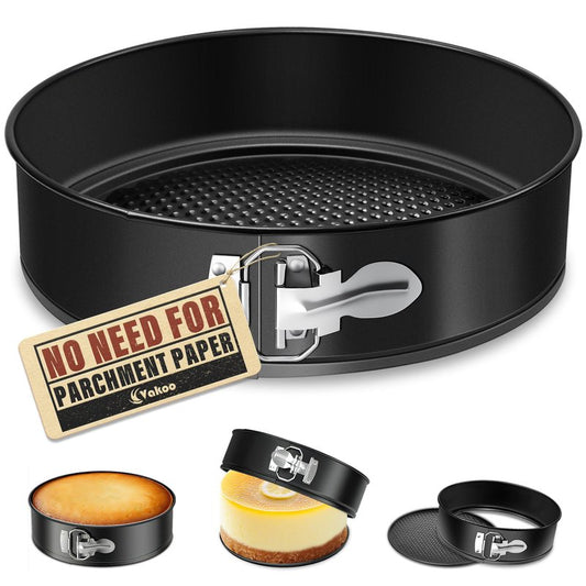 Vakoo 10 Inch Springform Pan - Nonstick, Leakproof Cheesecake Pan for Baking, Easy Release, No Parchment Paper Needed