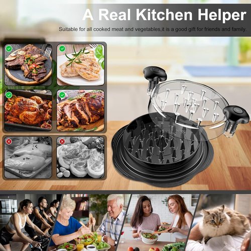 Chicken Shredder Tool by [Brand Name] - Large BPA-Free Meat Shredder with Anti-Slip Base & Handle