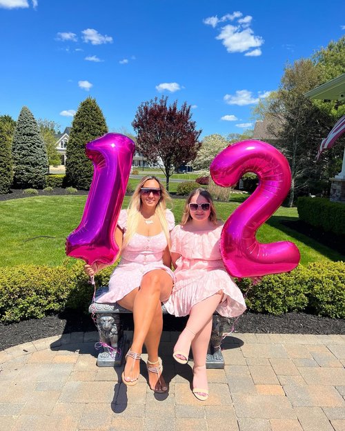 Hot Pink Number 12 Balloons 40 inch, 12 Number Balloons, 12th Birthday Decorations for Girls 12 Year Old Hot Pink Party Supplies