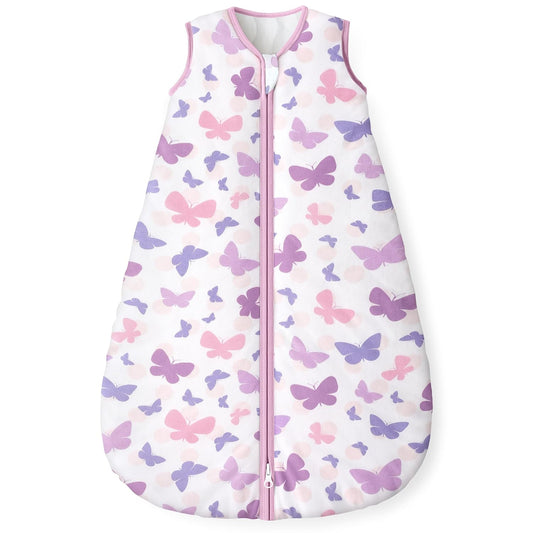 Yoofoss Baby Sleep Sack | 1.5 Tog Wearable Blanket for 6-12 Months | Soft Organic Cotton, 2-Way Zipper