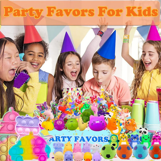 YOAUSHY 127 Pcs Party Favors for Kids, Easter Egg Fillers, Treasure Box Toys for Classroom, Prizes Box Toys Classroom, Goodie Bags Stuffer Pinata Fillers, Treasure Chest Toys