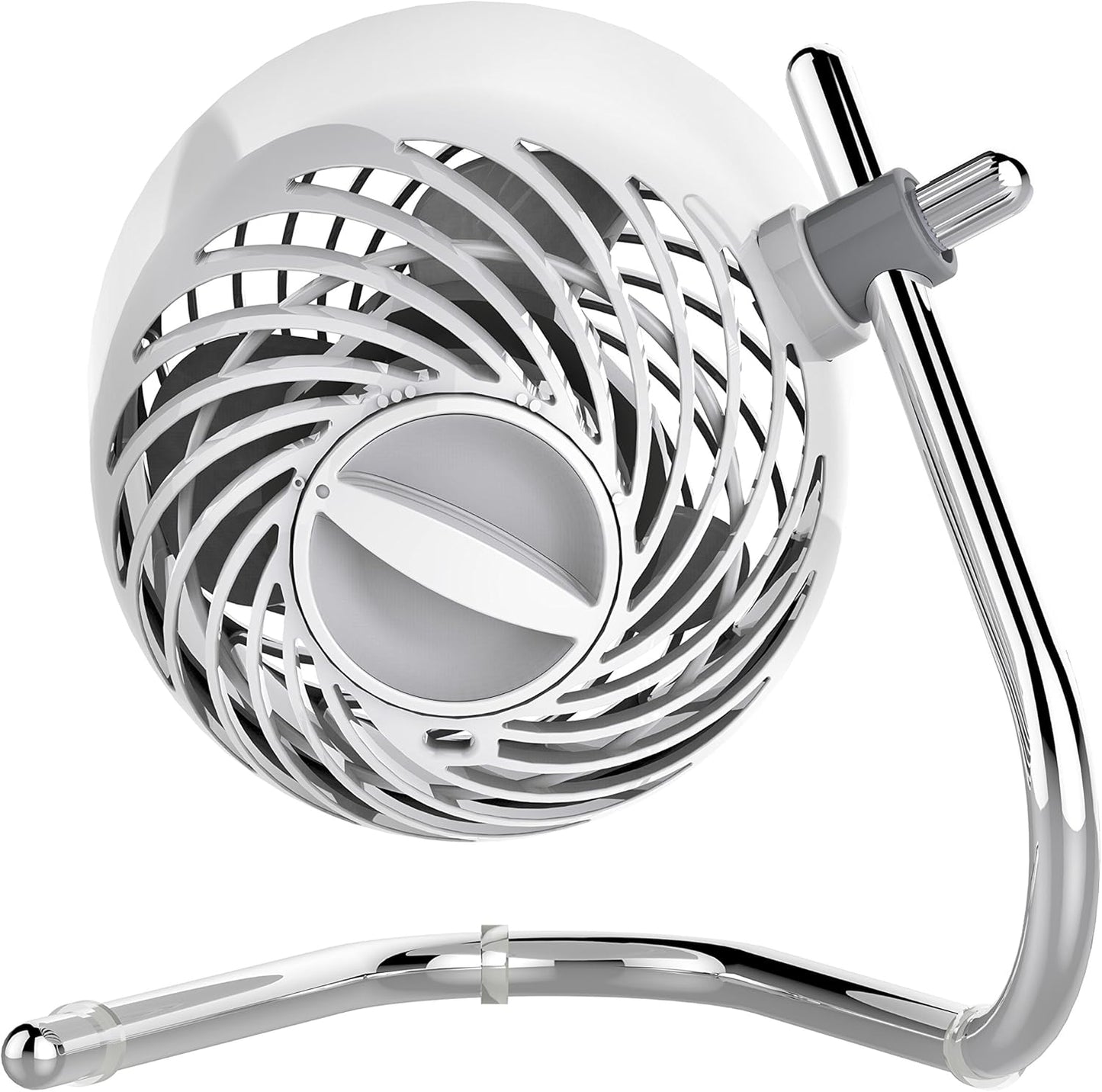 Vornado Pivot Personal Air Circulator - Portable Desk Fan with Powerful Airflow | Ice White