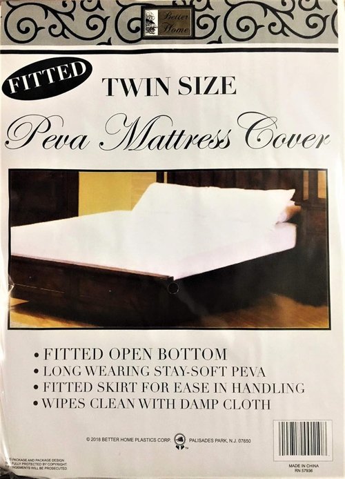 Better Home PEVA Waterproof Mattress Protector - Dust-Free Twin Bed Cover