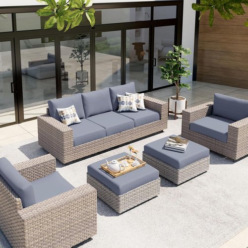 Hyha Waterproof Couch Cushion Covers - Stretch & Non-Slip Sofa Slipcover for Dogs | Washable Grey (Small)