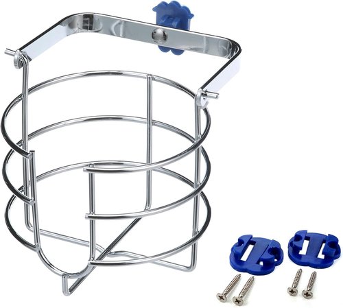 Chrome Plated Brass Boat Beverage Holder - Thermal Insulator for Drinks
