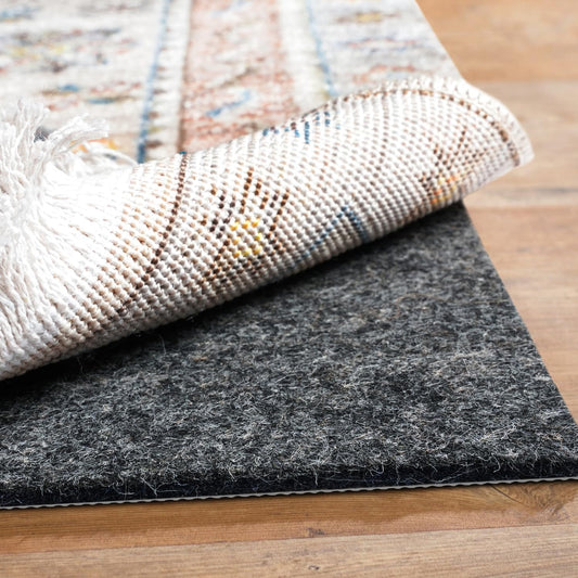 BAGAIL Non-Slip Rug Pads - 1/4” Thick Felt & Natural Rubber Backing | 5 x 7 Ft Carpet Grippers for Hardwood Floors