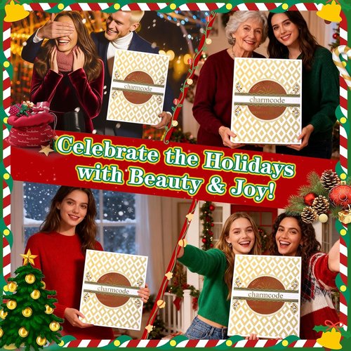 CHARMCODE Makeup Advent Calendar 2025 - 24-Day Christmas Gift Set for Women & Teens | Holiday Beauty Surprises