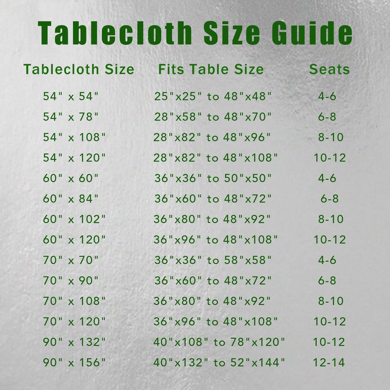sancua Rectangle Tablecloth - 60 x 102 Inch - Stain and Wrinkle Resistant Washable Polyester Table Cloth, Decorative Fabric Table Cover for Dining Tables, Buffet Parties and Camping, Grey
