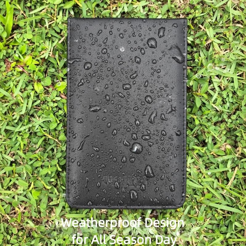 UDPARSCO Golf Scorecard Holder & Yardage Book Cover – Premium Vegan Leather Golf Accessories Case | Ultra-Slim Waterproof Keeper with Pencil Holder | Fits Standard USGA Cards & Yardage Books