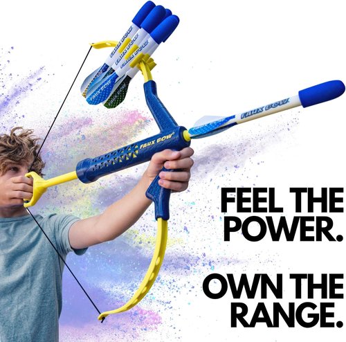 Kids Archery Set - 4.0 Kyanite Foam Tip Bow & Arrow - Shoots 120+ Feet - Outdoor Toy for Boys & Girls