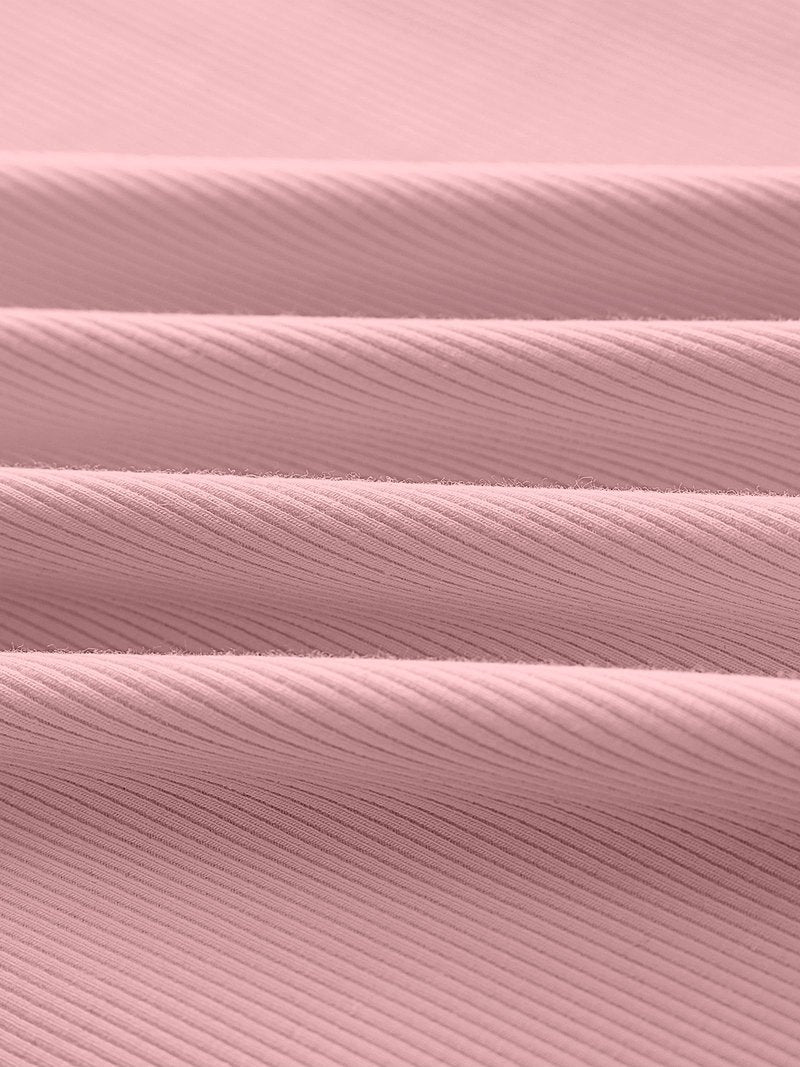 ANRABESS Womens Sleeveless High Neck Tank Tops Fashion Summer Casual Basic Slim Fit Ribbed Racerback Top Shirt Clothes Coral Pink Large