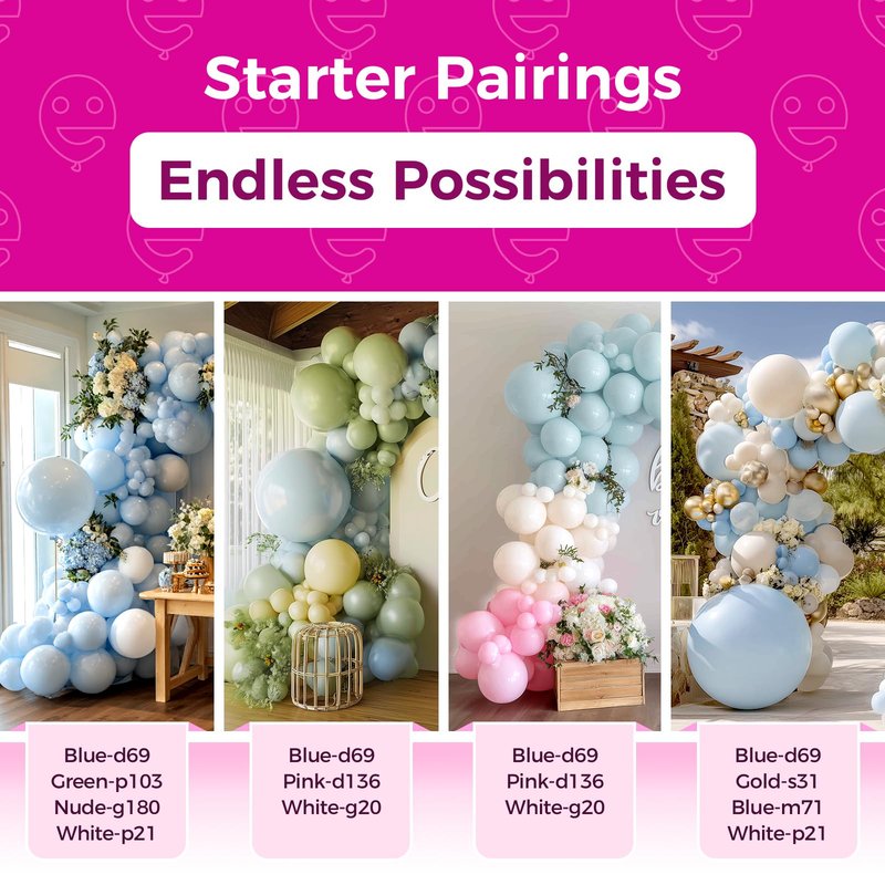 Bezente Pastel Blue Latex Party Balloons - 100 Pack 12 inch Round Helium Light Blue Bridal Blue Balloons for Wedding Bridal Shower Gender Reveal Birthday Party Decoration