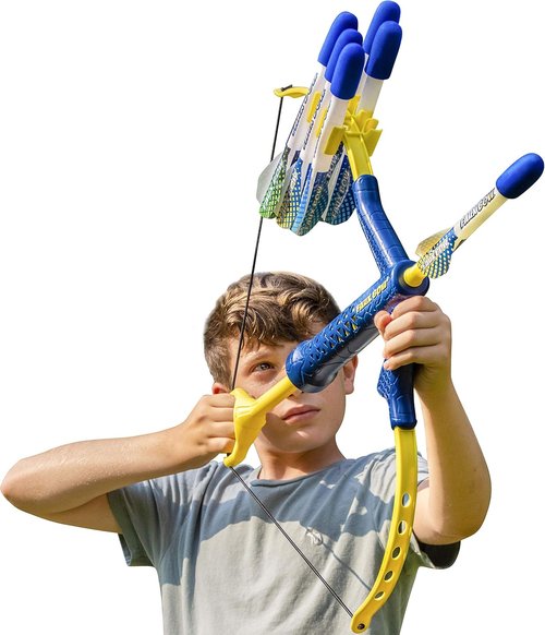 Kids Archery Set - 4.0 Kyanite Foam Tip Bow & Arrow - Shoots 120+ Feet - Outdoor Toy for Boys & Girls