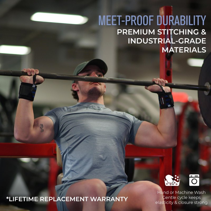 Rip Toned Wrist Wraps for Weightlifting – USPA & USAPL Approved 18" Wrist Straps for Powerlifting – Adjustable, Durable Gym Wraps with Thumb Loop – Maximum Support for Men & Women – Small Floral Stiff