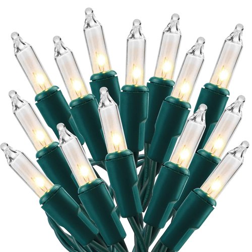 Christmas Lights, 150 Count 29 FT Christmas Mini String Lights, Green Wire Fairy Light, 120V UL Certified Connectable Xmas Tree Light for Patio, Holiday, Party, Outdoor Indoor Decoration, Warm White