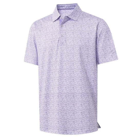 M MAELREG Polo Shirts for Men Quick Dry Fit Short Sleeve Performance Moisture Wicking Print Men’s Golf Shirts