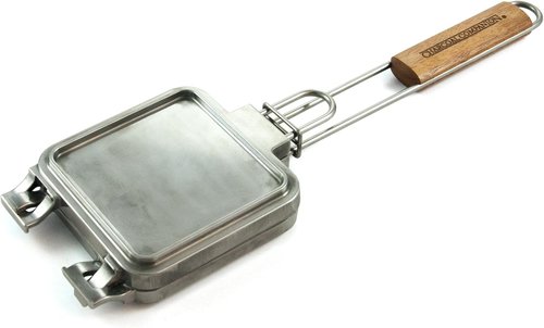 Cast Aluminum Grilled Cheese Maker - Charcoal Companion CC3135 for Perfect Sandwiches