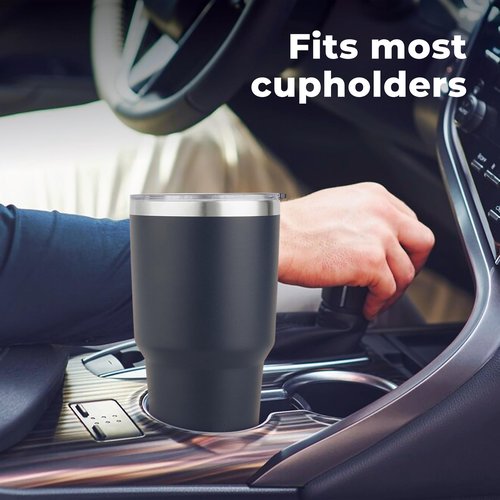 Ezhydrate 30oz Tumbler with Lid - Stainless Steel Vacuum Insulated Coffee Travel Mug, Double Wall, Durable, Leak Proof, BPA Free, Ice Coffee Thermal Cup, Navy Blue