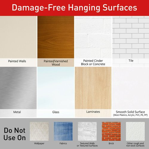 Command Decorating Clips, 40 Clips and 48 Strips, Damage-Free Hanging Light Clips with Adhesive Strips, No Tools Small Wall Clip for Hanging Lights and Cables