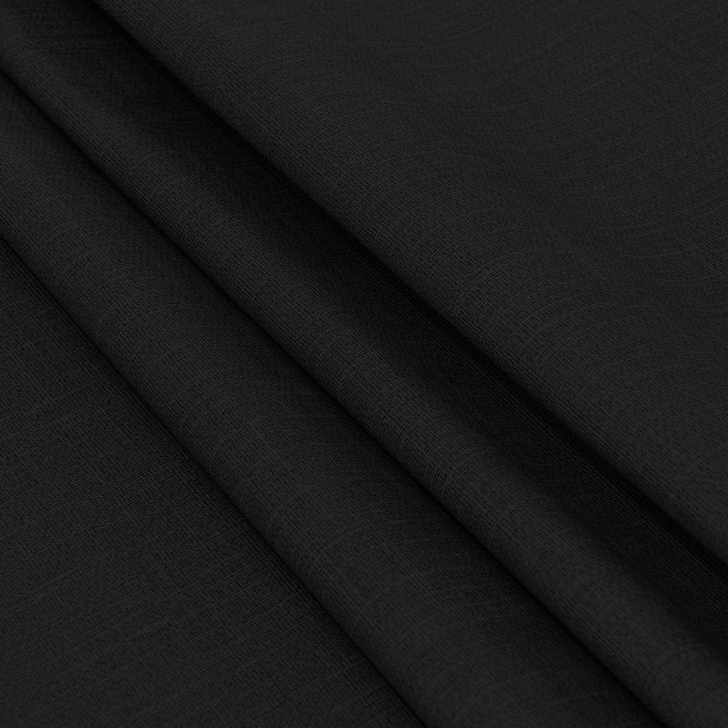 sancua 100% Waterproof Rectangle PVC Tablecloth - 70 x 108 Inch - Oil Proof Spill Proof Vinyl Table Cloth, Wipe Clean Table Cover for Dining Tables, Buffet Parties and Camping, Black