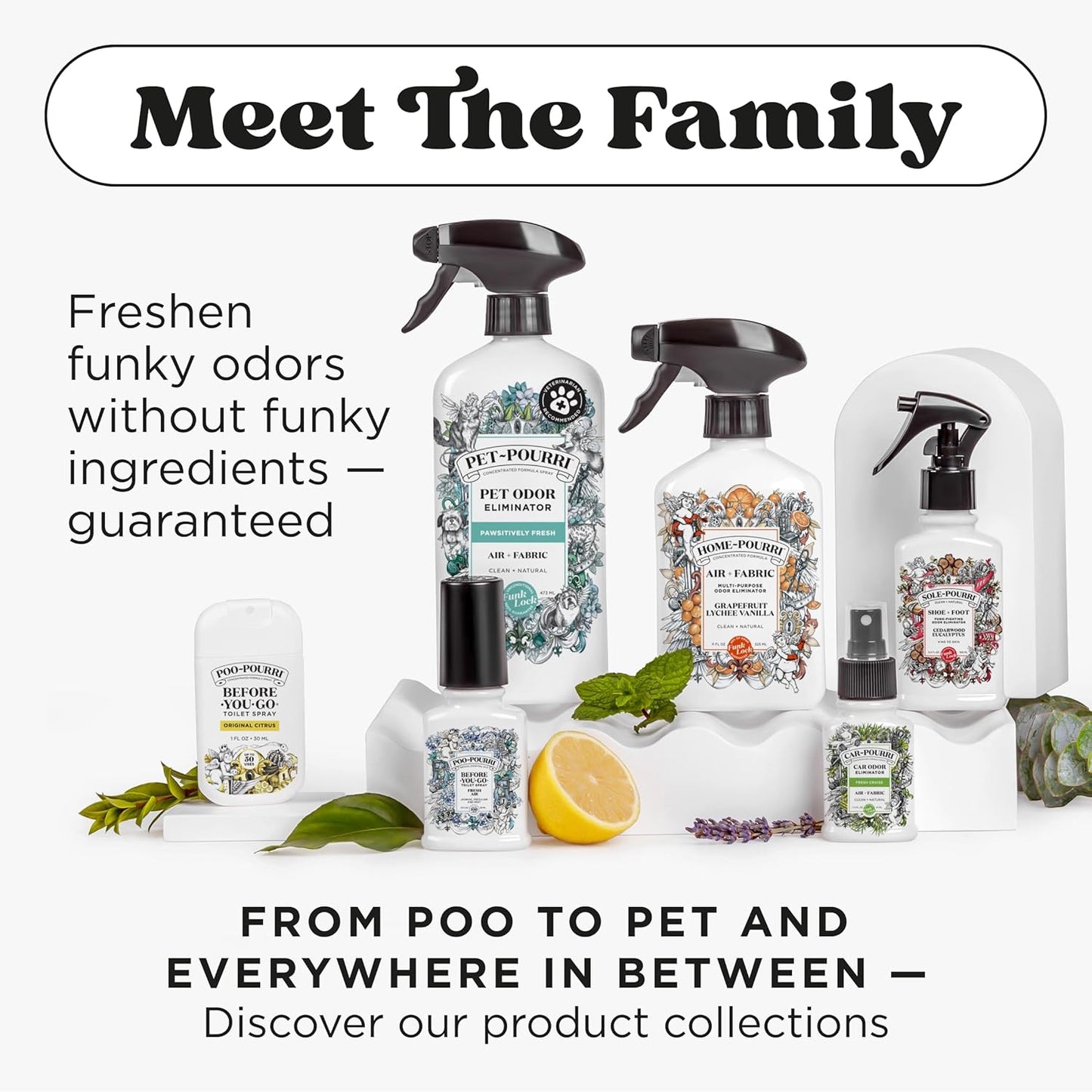 Poo-Pourri Toilet Spray - Fresh Sea Salt Deodorizer | 2 Fl Oz, Up to 100 Uses, TSA Approved