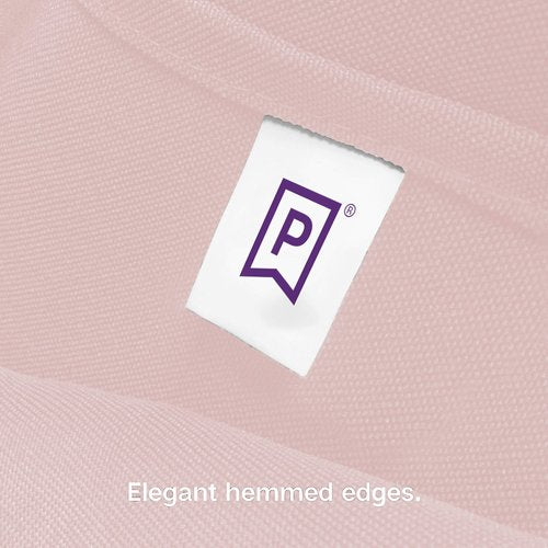 Gee Di Moda Rectangle Tablecloth - 70 x 120 Inch Pink Table Cloth for 6 or 8 Foot Rectangle Tables - Heavy Duty Washable Fabric - for Holiday Party, Dinner, Weddings, Baby Shower & Events
