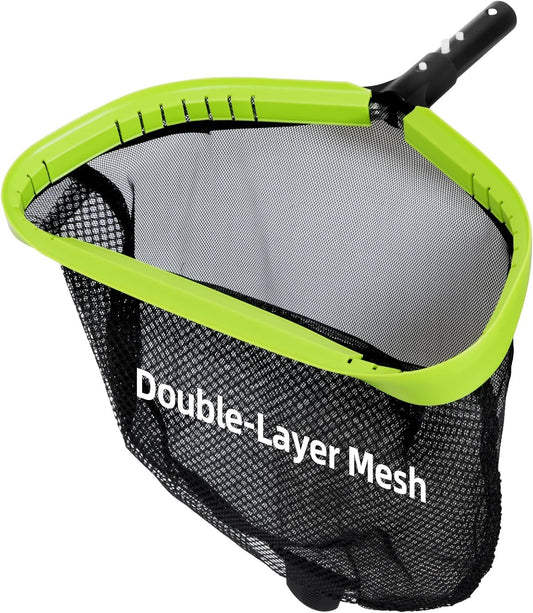 Sepetrel Pool Net - Professional Leaf Skimmer for Efficient Cleaning | Heavy-Duty Aluminum Frame & Deep Bag