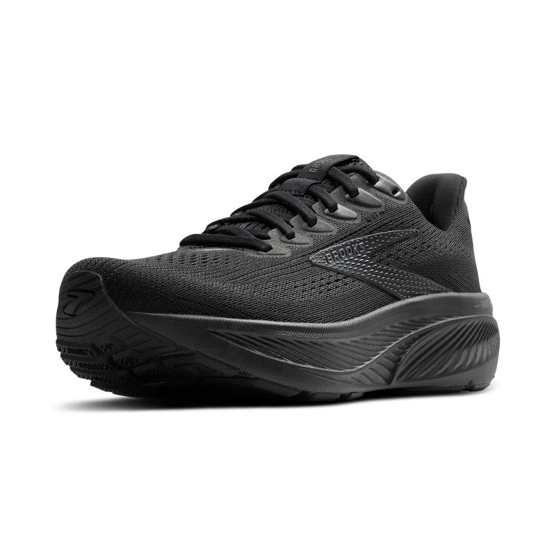Brooks Men’s Ghost 17 Neutral Running Shoe - Black/Black/Ebony - 8.5 Wide