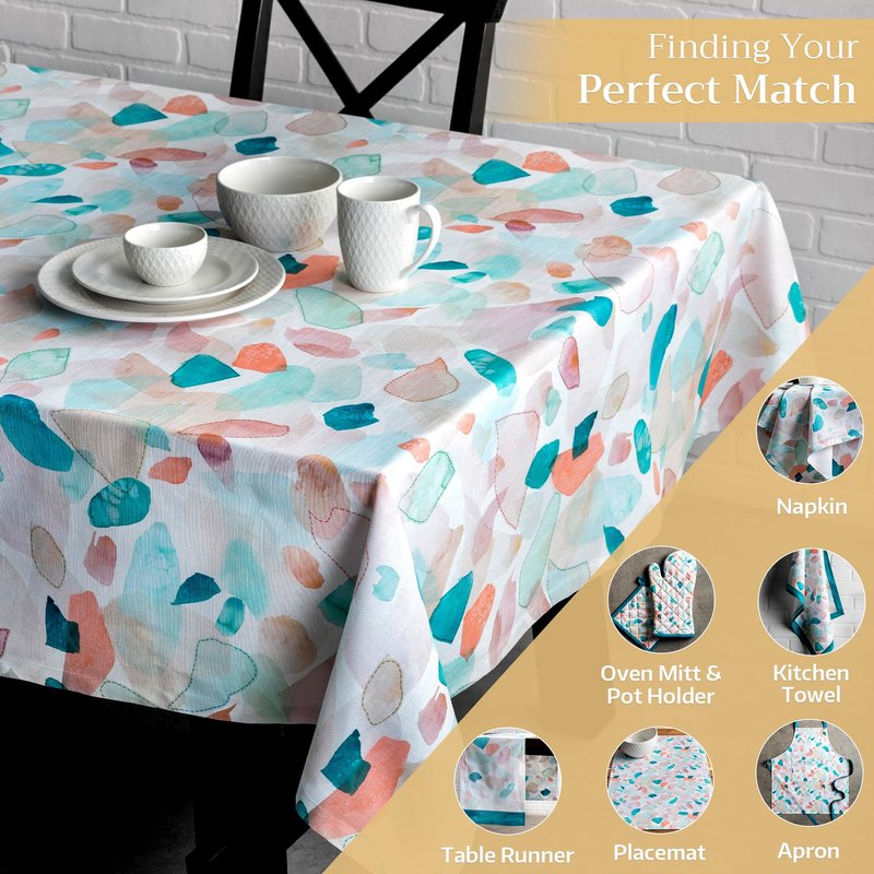 Maison d' Hermine Table Cloth Rectangle Table 100% Cotton 54 x 72 Inches Tablecloth Reusable Decorative for Dining Kitchen Room Farmhouse Home Gifts for Mothers Day Spring Summer - Summer Picnic