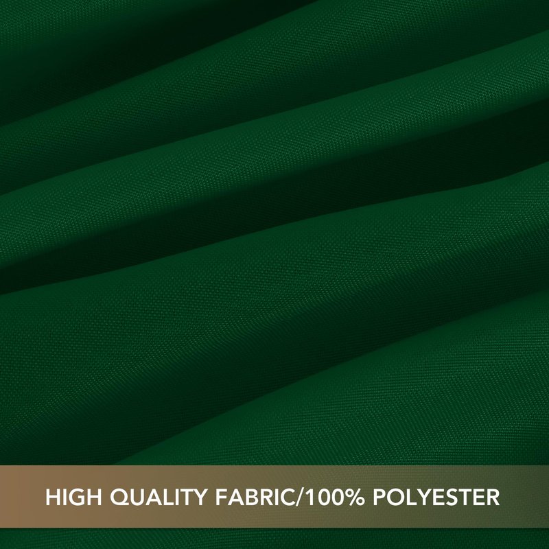 sancua Tablecloths for 6 Foot Rectangle Tables, 8 Pack - Washable Polyester Fabric Table Cloth for Chirstmas Party, Birthday, Banquet Reception, 54x108 Inch Hunter Green