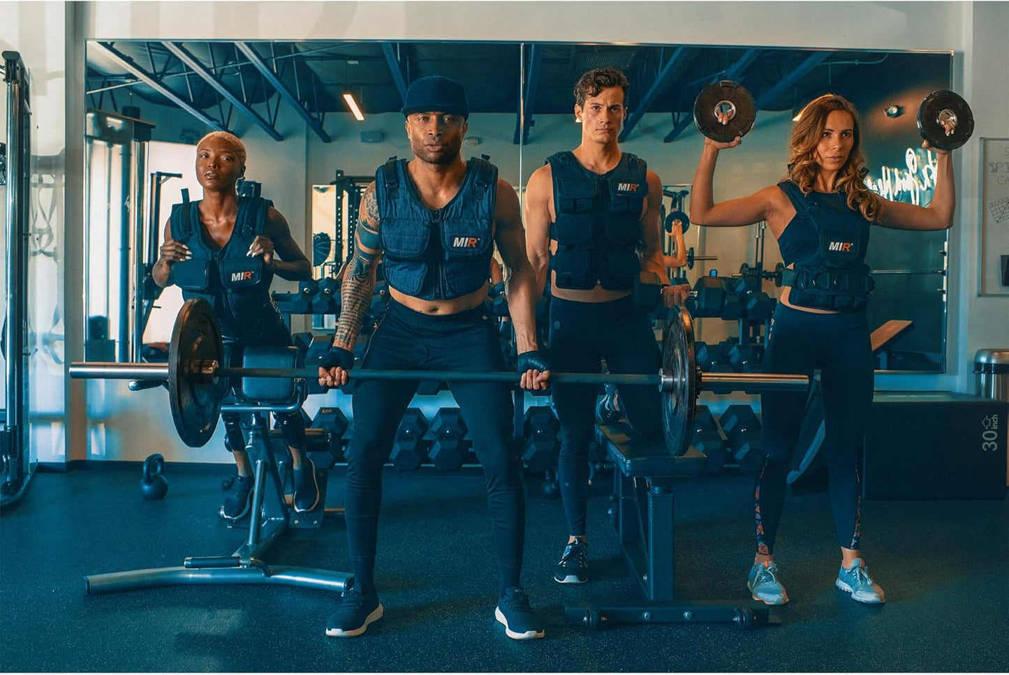 miR Air Flow Weighted Vest 20-60lbs | Zipper Option, Machine Washable, Unisex Workout Gear
