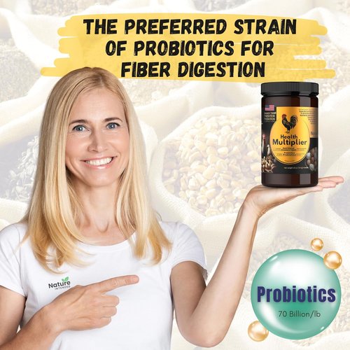 Brewer's Yeast Probiotics Supplement - Enhance Egg Quality & Molt Recovery | 10-Ounce Pouch