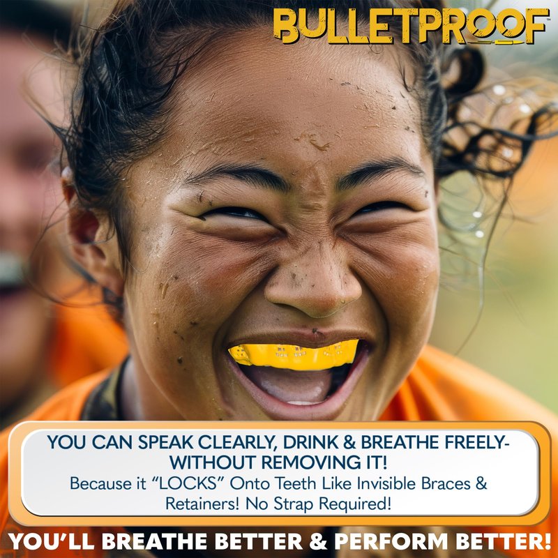 Bulletproof Sports Mouthguard: Worlds Thinnest Most Breathable Mouth Guard!