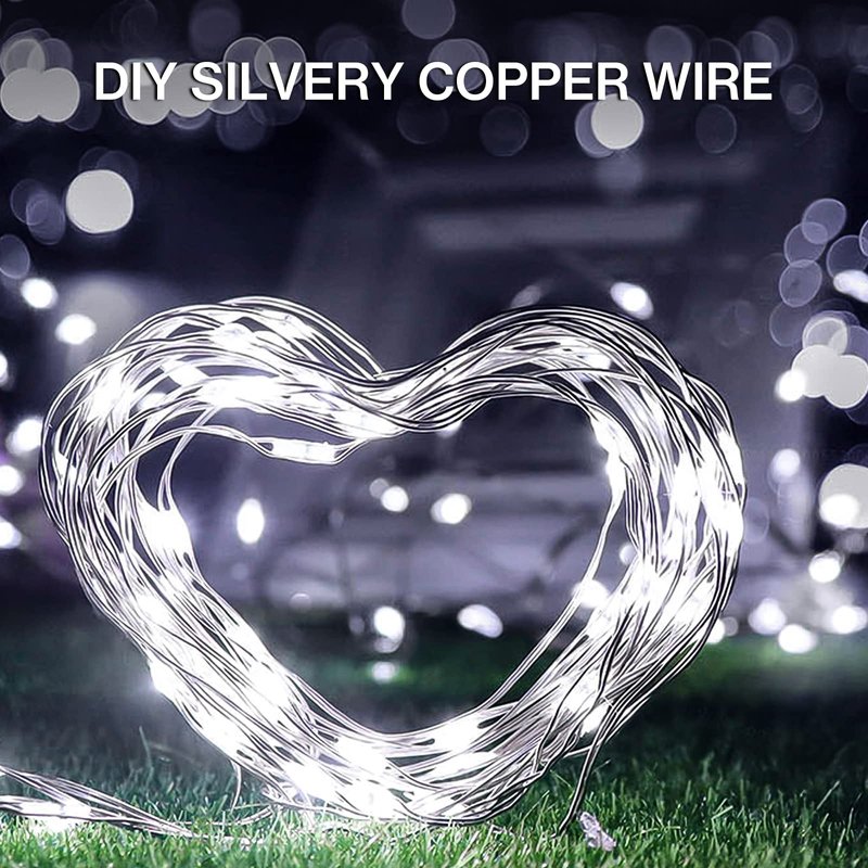 Olafus 16 Pack Fairy Lights Battery Operated, IP68 Waterproof Mini String Light, 7ft Small LED Bottle Light for Wedding Vase Centerpieces Table Decorations Christmas Indoor Party Jars Gift Cool White