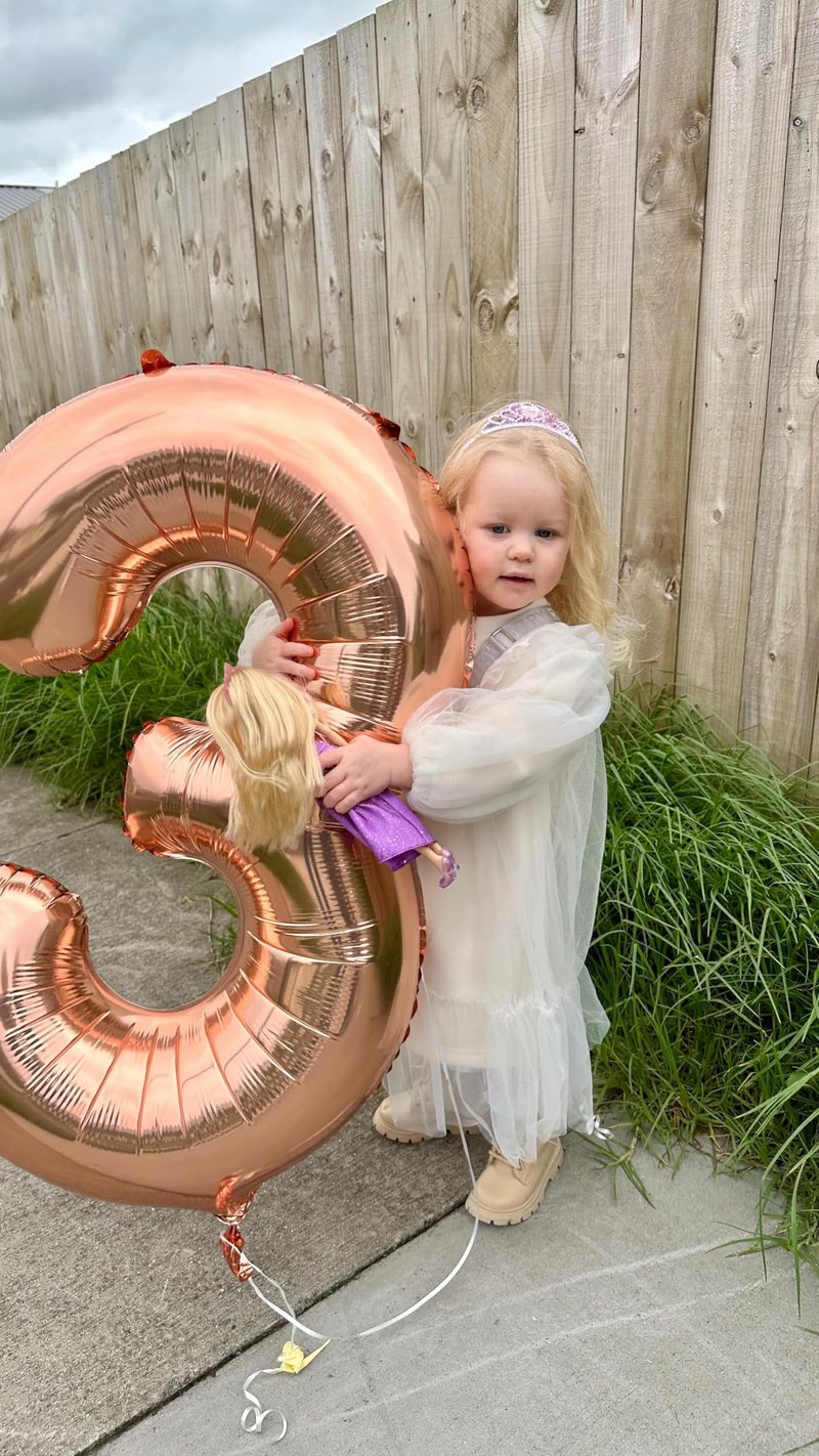 Rose Gold 3 Balloon, Number Balloons 40 Inch, 3rd Birthday Decorations for Kids Girls Boys, Men Women Party Supplies for Party Decorations, Number 3 Balloon