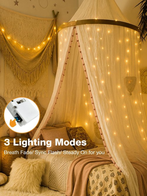 Fairdeer 6Pack Fairy Lights with Timer, 7ft 20 LED Twinkle Light Battery Operated 3 Modes, Mini String Lights for Christmas Trees Wreath Party DIY Mason Jars Bottles Decor, Warm White