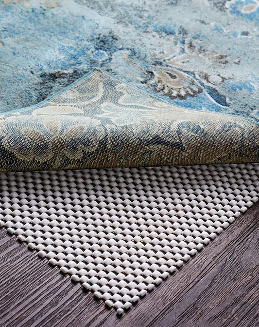 Veken Non-Slip Rug Pad Gripper - Thick 2x5 Ft Mat for Hardwood & Tile Floors | Keeps Rugs Secure