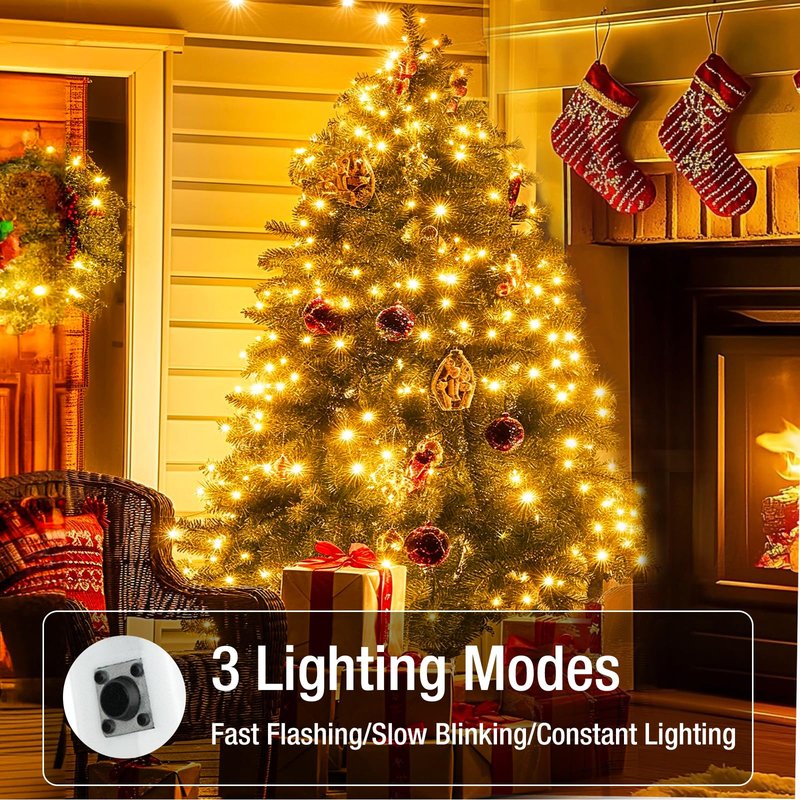 Fairdeer 12 Pack Fairy Lights Battery Operated - 7ft 20 Led Twinkle Lights 3 Modes, Bulk Mini String Lights Waterproof for Mason Jars Vases DIY Party Wedding Decoration Christmas -Warm White