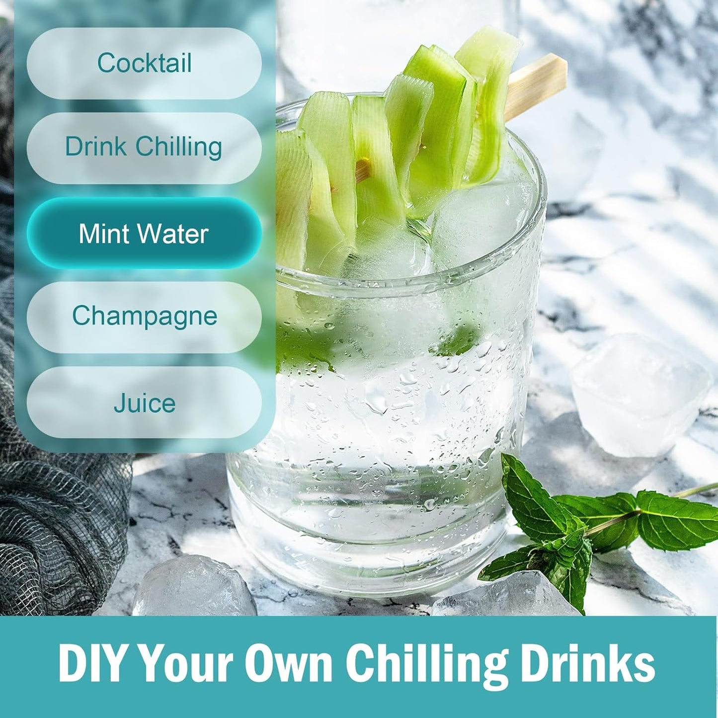 Silicone Ice Cube Trays by [Brand Name] - Easy Release, Spill-Resistant, BPA-Free | Perfect for Cocktails & Baby Food