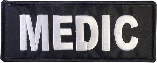 EMT Paramedic Tactical Vest - Big XL 10x4 Inch Nylon with Embroidered Patch