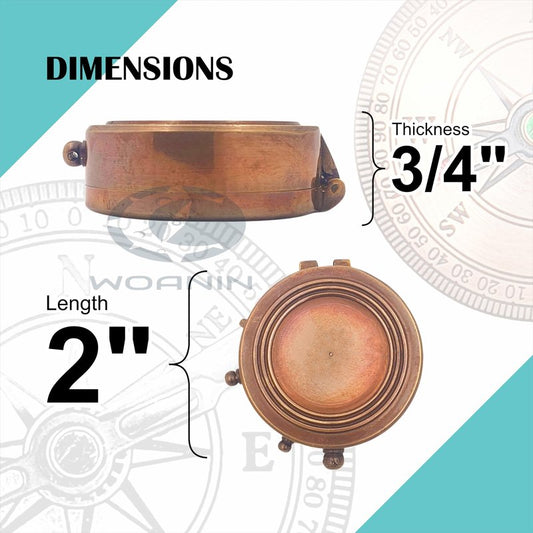 Son Gift, Engraved Brass Compass Gift to My Son/to Our Son/Nautical Gift for Son from Dad/Gift to Son from Mom A Perfect and Unique Gift with Leather Case