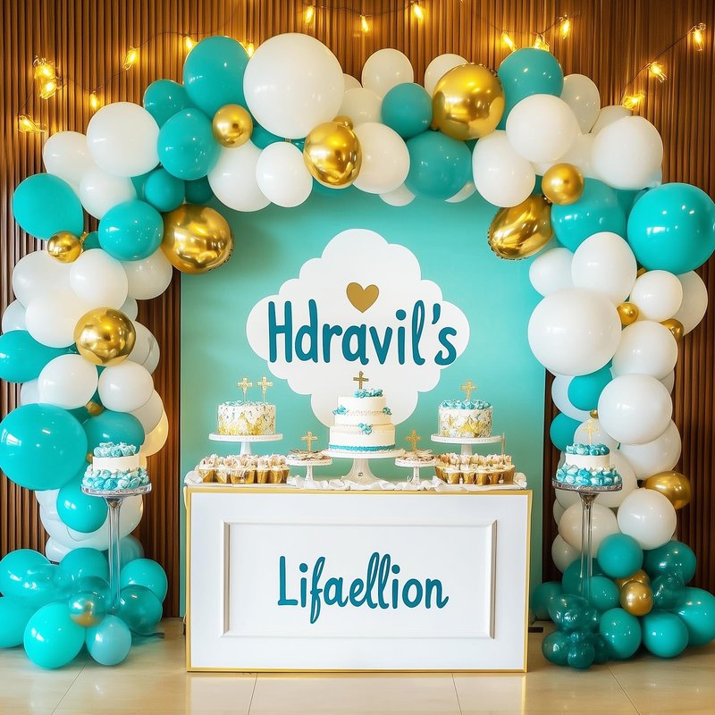 RUBFAC Teal Blue Balloons 129pcs Different Sizes 18 12 10 5 Inch, Latex Turquoise Balloon Garland Arch for Birthday Party Decoration Wedding Engagements Anniversary Baby Shower Party Supplies