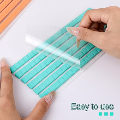 Feosky Adhesive Poster Sticky Tack Putty, Reusable and Removable Adhesive Putty, 120PCS, Mounting Putty for displaying Wall Paintings, Museum Art Photography, Picture, Crafts (Blue, Pack of 1)