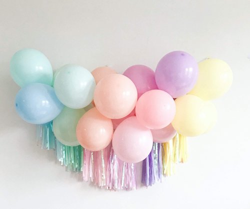 Brontothere Pastel Party Balloons 12 inches 100pcs Assorted Color Birthday Balloons Kid's Baby Shower Balloons